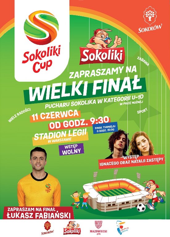 sokoliki cup plakat promujący imprezę - informacje jak w artykule