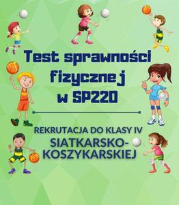 Próba sprawności fizycznej do klasy IV