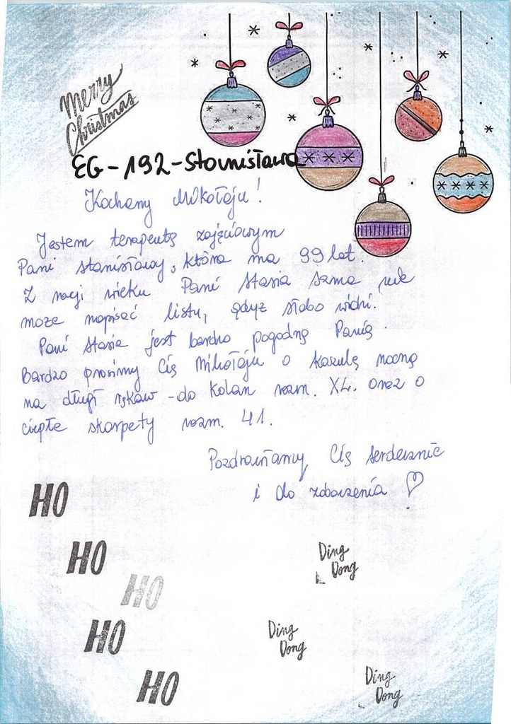 List Pani Stanisławy, w którym prosi o prezenty - informacje zawarte w artykule.